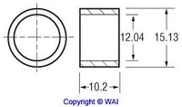 6-15104 *NEW* Bushing for Ford DE 12.04x15.13x10.2