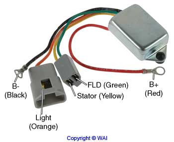 8040-6217 *NEW* Electronic Alternator Regulator for Delco 10DN 12V